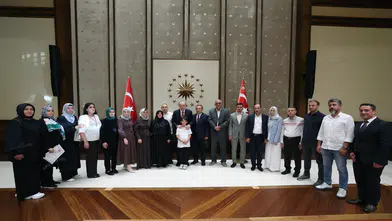 Cumhurbaşkanı Erdoğan, hayatını kaybeden öğrencilerin ailelerini Külliye’de ağırladı