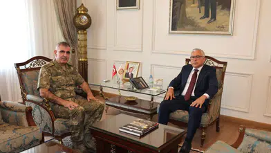 Tuğgeneral Zeynel Abidin Alptekin’den Vali Şimşek’e Veda Ziyareti