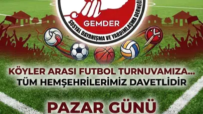 Gemereklileri Bir Araya Getirecek Köyler Arası Halı Saha Turnuvası Başlıyor