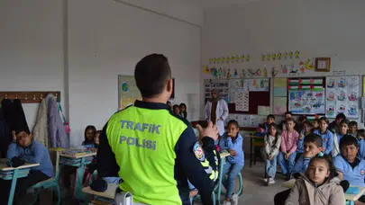 Minik Öğrencilere Trafik Bilinci Aşılandı