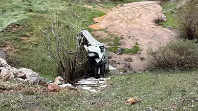Yolalan’da feci kaza! Otomobil savruldu: 4 kişi yaralandı