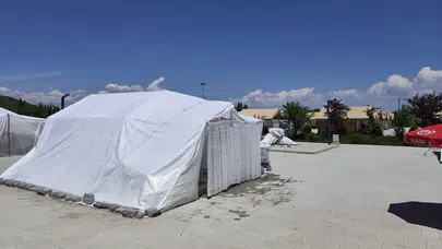 Sıcak Çermik'te Çadır Sezonu Resmen Başladı