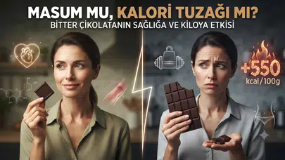 Masum mu, Kalori Tuzağı mı? Bitter Çikolatanın Sağlığa ve Kiloya Etkisi