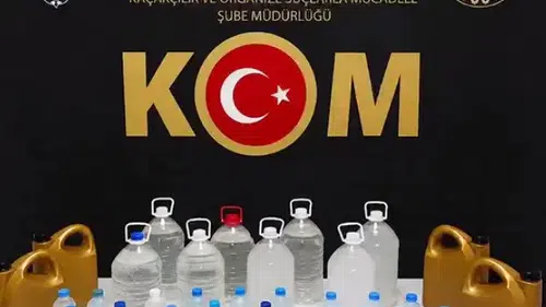 Edirne Emniyeti'nden Kaçak İçki Darbesi: 1 Şüpheli Gözaltında