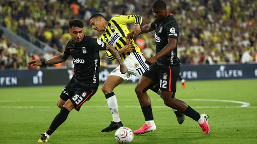 Fenerbahçe-Beşiktaş Maçında İlk 45 Dakika 1-1 Bitti