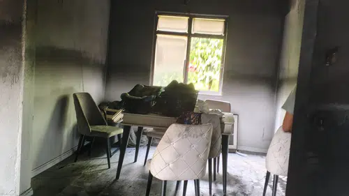 Samsun’un Çarşamba İlçesinde Ev Yangını: Fındık İçin Geldikleri Ev Alevlere Teslim Oldu!