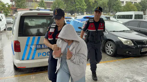 Samsun’da Aranan Kadın Jandarmanın Yol Kontrolüne Takıldı