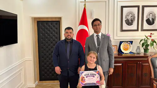 Akıncılar’da “Kitap Kurdu” Öğrenciler Kaymakamlıkta Kabul Edildi