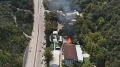 Bursa’da Düğün Tesislerinde Yangın! Ormana Sıçramadan Söndürüldü
