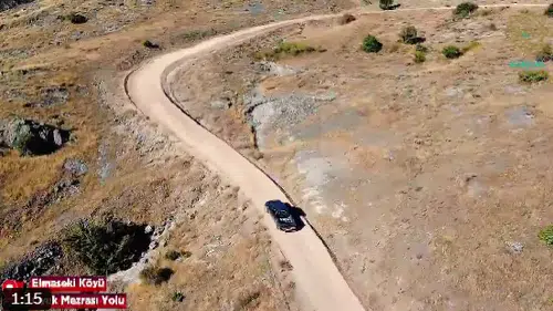 Suşehri’nde Köy Yolunda 4,5 Kilometrelik Çalışma Tamamlandı