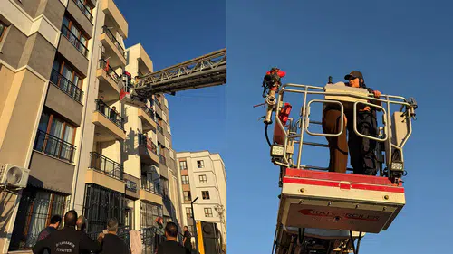 Korkutan Olay: Balkondan Atlayan Kadın Demirlerde Asılı Kaldı