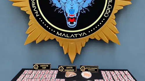 Malatya'da Narkotik Operasyonu! Bin 600 Hap Ele Geçirildi