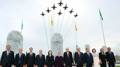 Başkentte Türk Dünyası Buluşması: Gökyüzünde Gösteri