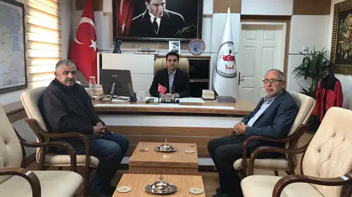 Altınyayla’da Kaymakam Ahmet Baz’a Ziyaret