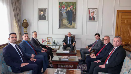 Sivas Valisi Yılmaz Şimşek, Bakanlık ve SGK Heyetini Kabul Etti