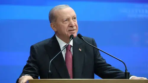 Cumhurbaşkanı Erdoğan: Enflasyondaki ateşin düşmeye başlamasından memnunuz