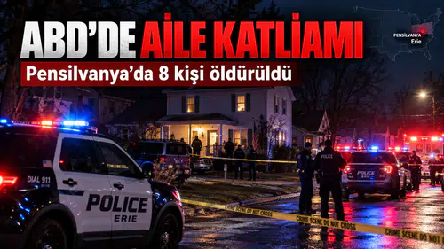 ABD'de Aile Katliamı! 45 Yaşındaki Saldırgan 8 Kişiyi Öldürdü