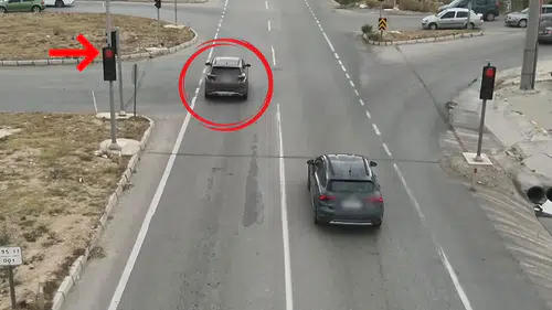 Uşak’ta Trafik Denetimleri Havadan Takip Ediliyor