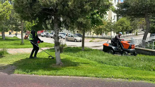 Sivas'ta Yeşil Alanlarda Yaz Mesaisi Başladı