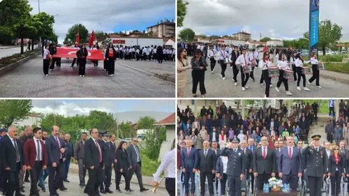Divriği’nde 19 Mayıs Coşkusu Yürüyüş ve Etkinliklerle Kutlandı