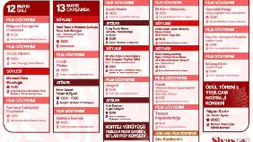 Sivas Cumhuriyet Üniversitesi Film Festivali Başlıyor