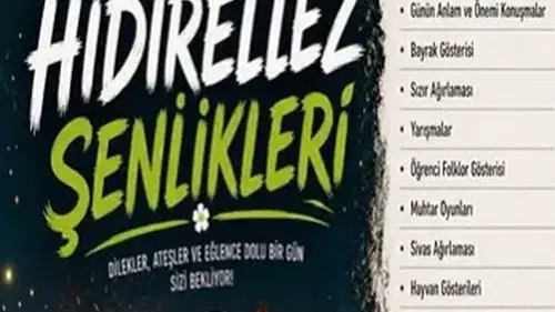 Gemerek’te Hıdrellez Coşkusu Başlıyor: Tüm Vatandaşlara Şenlik Daveti