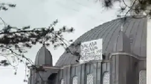 Sivas’ta Merkez Camii İnşaatında İşçilerden Dikkat Çeken Eylem