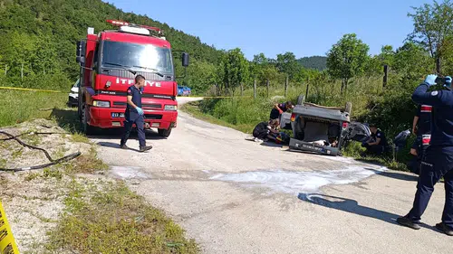 Çanakkale’de Takla Atan Otomobilin Sürücüsü Hayatını Kaybetti