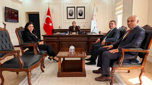 Tapu ve Kadastro 20. Bölge Müdürü Suzi Güzel’den Akıncılar Kaymakamlığı’na Ziyaret