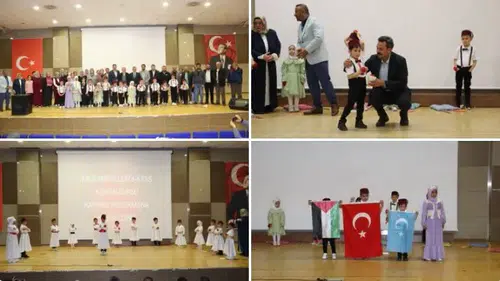 Şarkışla’da 4-6 Yaş Kur’an Kursu Yıl Sonu Programı Coşkuyla Gerçekleştirildi