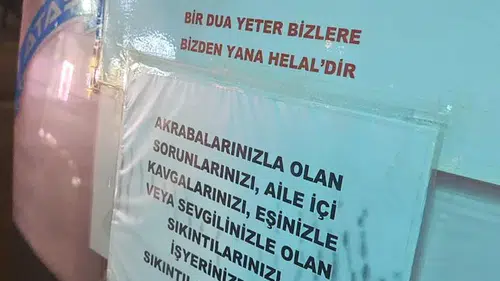 Sivas’ta Otobüsteki Yazı Duygulandırdı! “Bir Dua Yeter Bizlere”