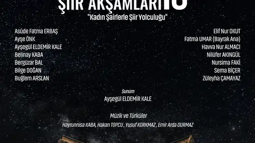 Şiir Dostları Buraya! Muhsin Yazıcıoğlu Kültür Merkezi'nde Dev Buluşma!