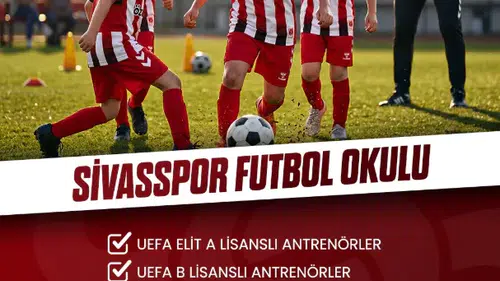 Sivasspor Futbol Okulu’nda Yeni Dönem Kayıtları Başladı