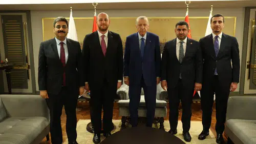 Hakan Aksu, Cumhurbaşkanı Erdoğan'ı Ziyaret Etti