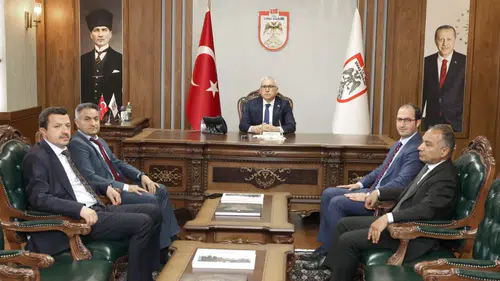 Adalet Bakanlığı Müfettişlerinden Vali Şimşek'e Ziyaret