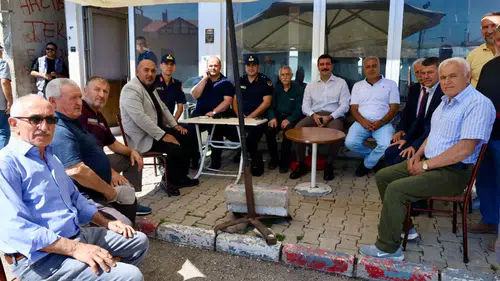 Kaymakam Yıldız'dan Ortaköy'de İnceleme ve Ziyaret Trafiği