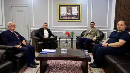 Genel Müdür Karakullukçu, Koyulhisar Kaymakamı Yıldız'ı Ziyaret Etti