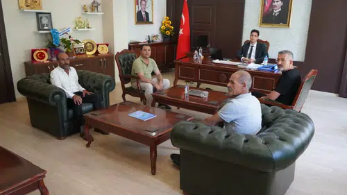 Kangal Mahalle ve Köy Muhtarlarından Kaymakam Yıldırım'a Hayırlı Olsun Ziyareti
