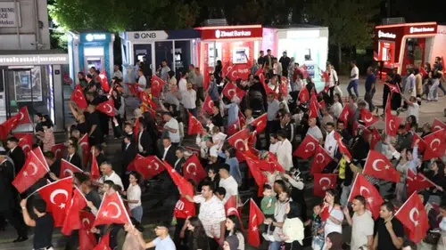Sivas'ta 15 Temmuz Şehitleri İçin Yürüyüş Düzenlendi