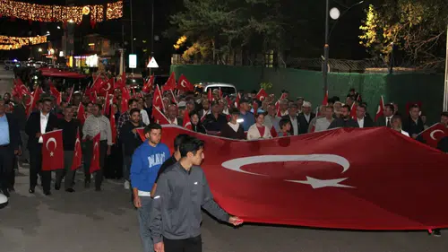 Hafik'te 15 Temmuz Demokrasi ve Millî Birlik Günü Programı Düzenlendi
