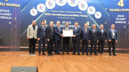 Sivas Ticaret Borsası’na TOBB’dan akreditasyon başarısı