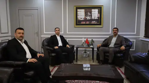 Koyulhisar Cumhuriyet Savcılarından Kaymakam Yıldız'a Hayırlı Olsun Ziyareti