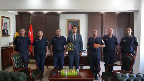 Kangal'da Kaymakam Yıldırım'a Hayırlı Olsun Ziyareti