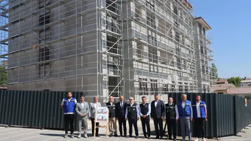 Sivas'ta Eğitim Yatırımları Sürüyor: 24 Derslikli Kanuni İlkokulu Yükseliyor