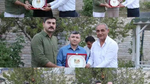 Gürün'de Görev Süresi Sona Eren Protokol Üyelerine Anlamlı Veda