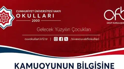 Cumhuriyet Üniversitesi Vakfı Okulları’ndan Konkordato Süreciyle İlgili Açıklama