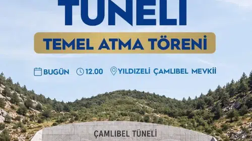 Bakan Uraloğlu'ndan Çamlıbel Tüneli Mesajı: "Bugün İlk Adımı Atıyoruz"