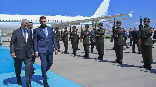 Suriye Cumhurbaşkanı Ahmed Şara Ankara'ya Geldi