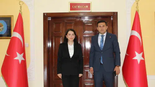 Sivas Vali Yardımcısı Mustafa Caner Culukar'dan Hafik Kaymakamlığı'na Ziyaret