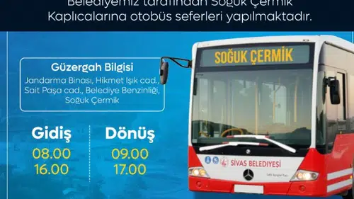 Soğuk Çermik Otobüs Seferleri Yeniden Hizmette